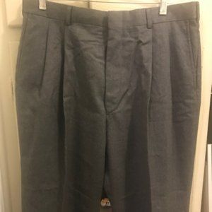 Geoffrey Beene men's grey wool dress pant 36 X 40
